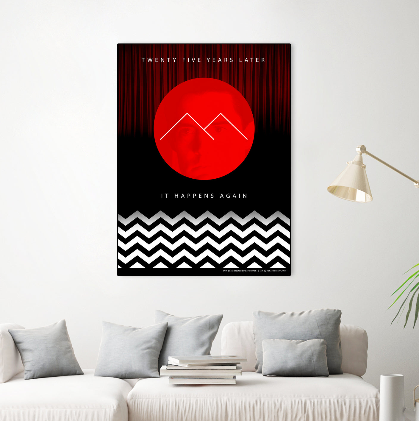 Twin Peaks (detailed) by Richard Kuta on GIANT ART - white digital drawing