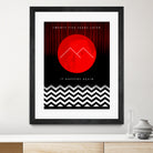 Twin Peaks (detailed) by Richard Kuta on GIANT ART - white digital drawing