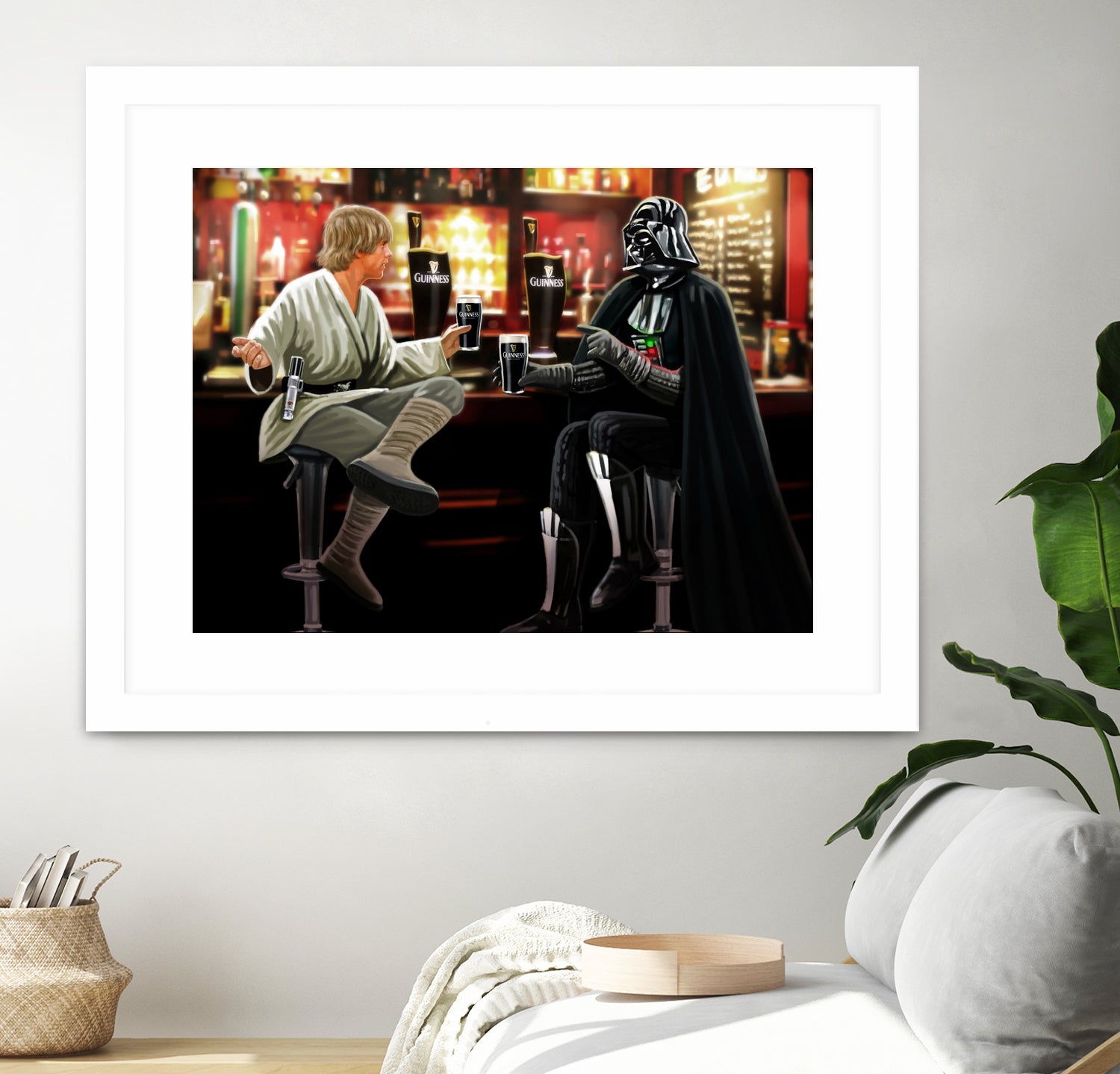 Guinness Starwars by Steve Ash on GIANT ART - brown digital painting