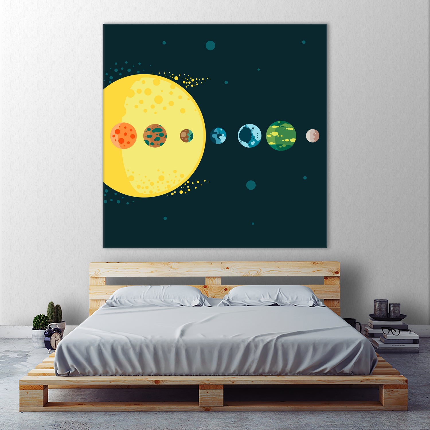 Trappist System by Alessandra Gagliano on GIANT ART - blue vector illustration