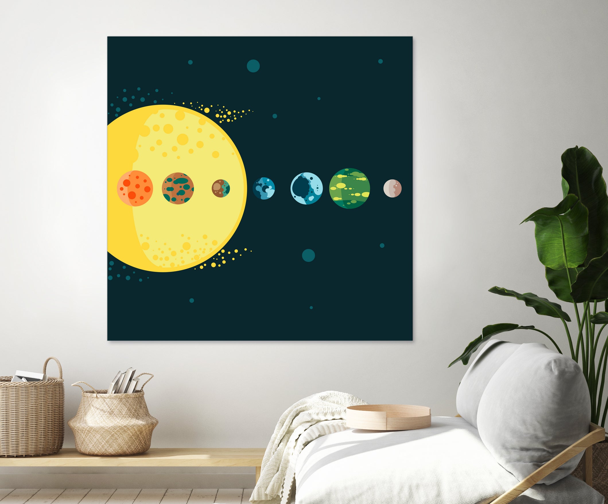 Trappist System by Alessandra Gagliano on GIANT ART - blue vector illustration