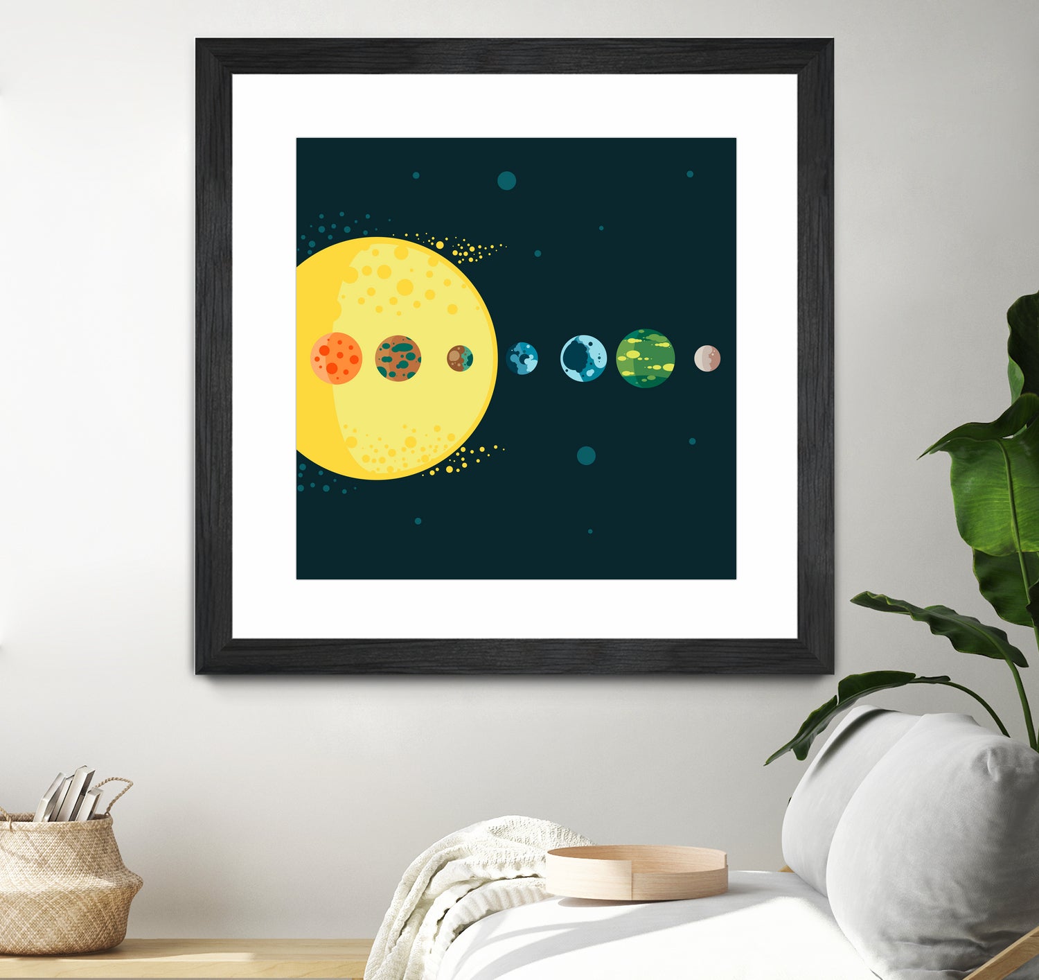 Trappist System by Alessandra Gagliano on GIANT ART - blue vector illustration