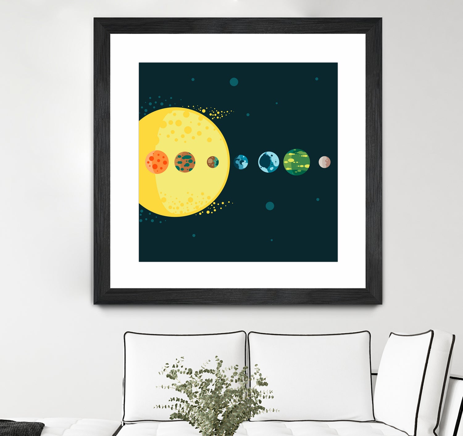 Trappist System by Alessandra Gagliano on GIANT ART - blue vector illustration