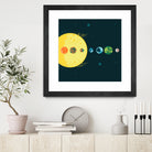 Trappist System by Alessandra Gagliano on GIANT ART - blue vector illustration