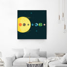 Trappist System by Alessandra Gagliano on GIANT ART - blue vector illustration