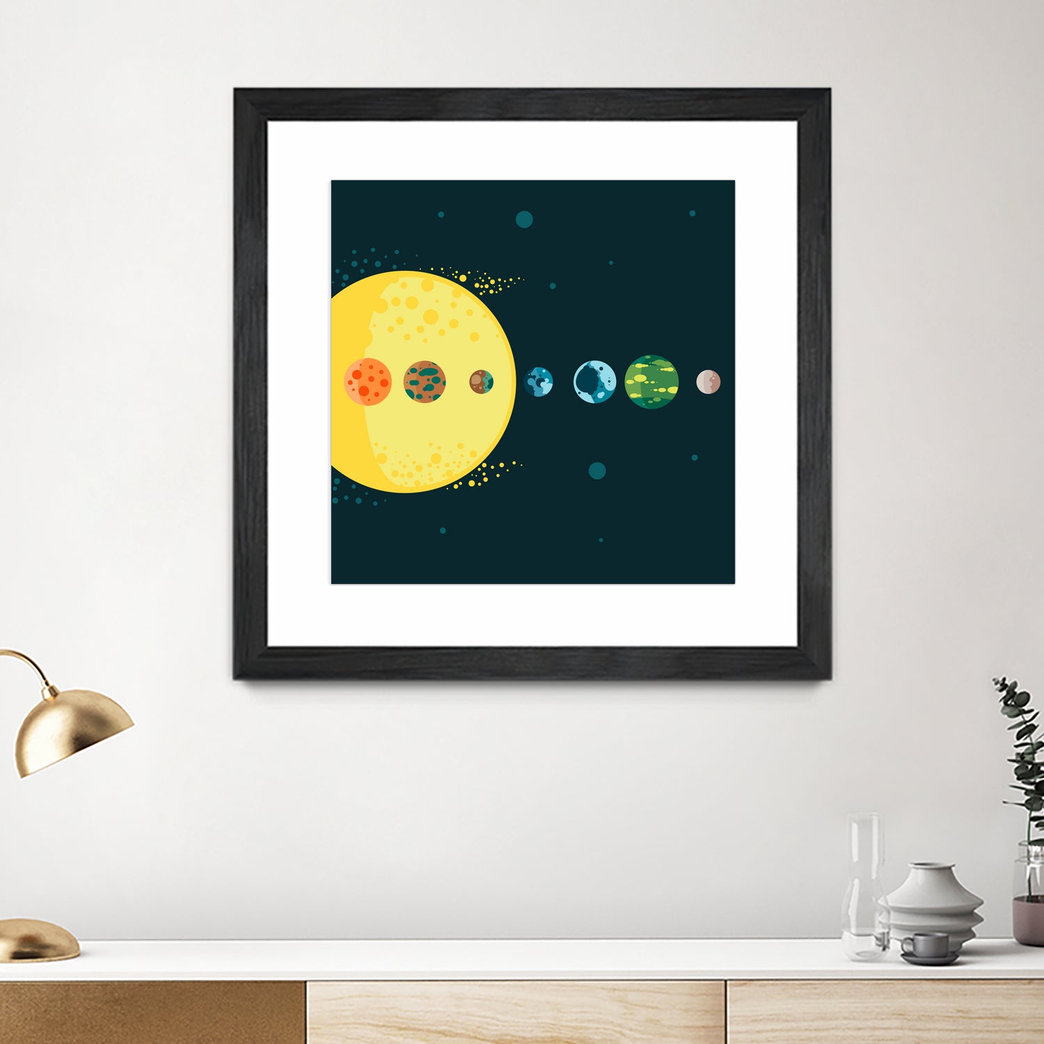 Trappist System by Alessandra Gagliano on GIANT ART - blue vector illustration