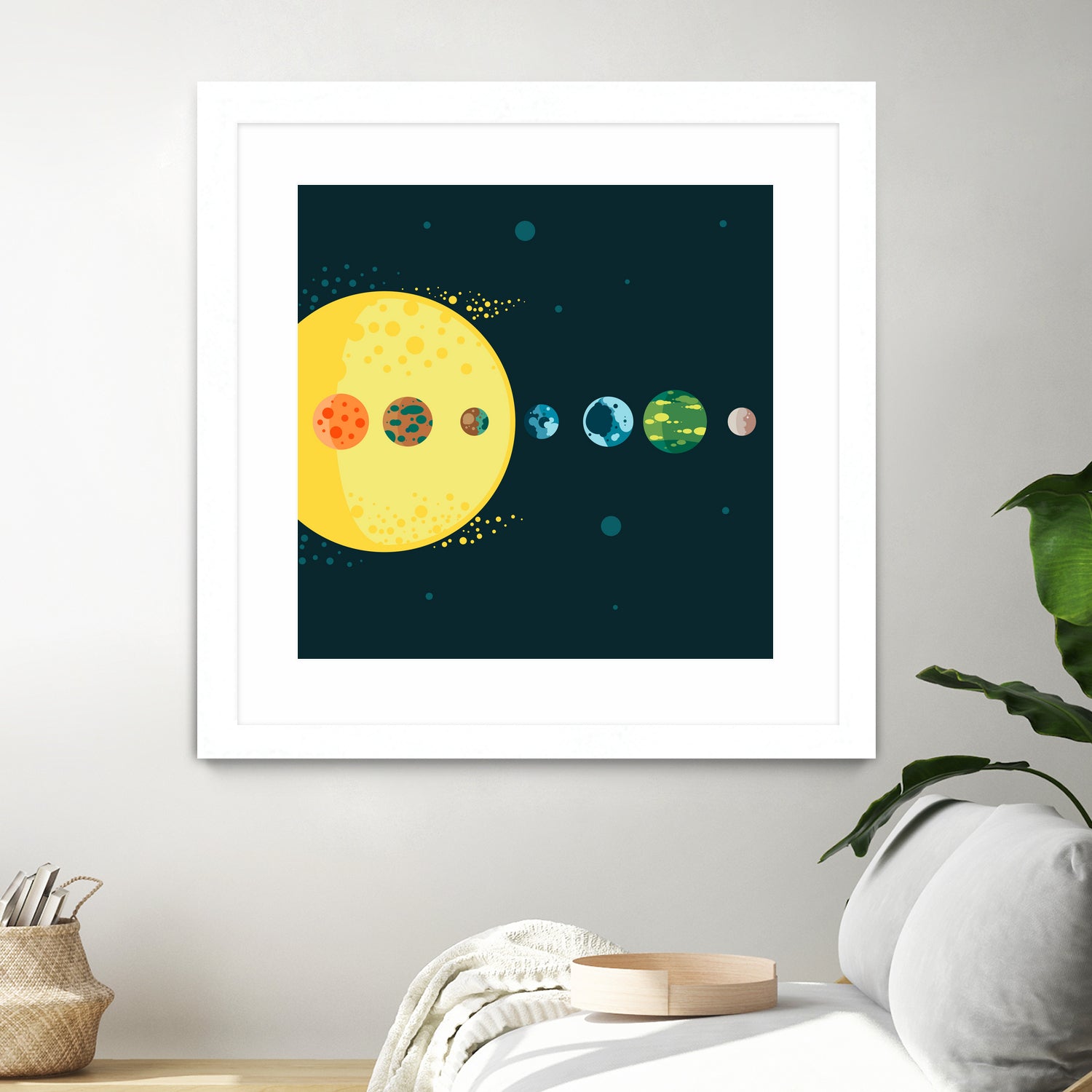 Trappist System by Alessandra Gagliano on GIANT ART - blue vector illustration