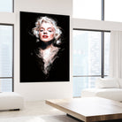 Marilyn by Dmitry Belov on GIANT ART - black digital painting