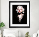 Marilyn by Dmitry Belov on GIANT ART - black digital painting