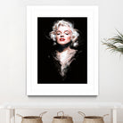 Marilyn by Dmitry Belov on GIANT ART - black digital painting