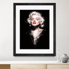 Marilyn by Dmitry Belov on GIANT ART - black digital painting