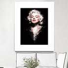 Marilyn by Dmitry Belov on GIANT ART - black digital painting