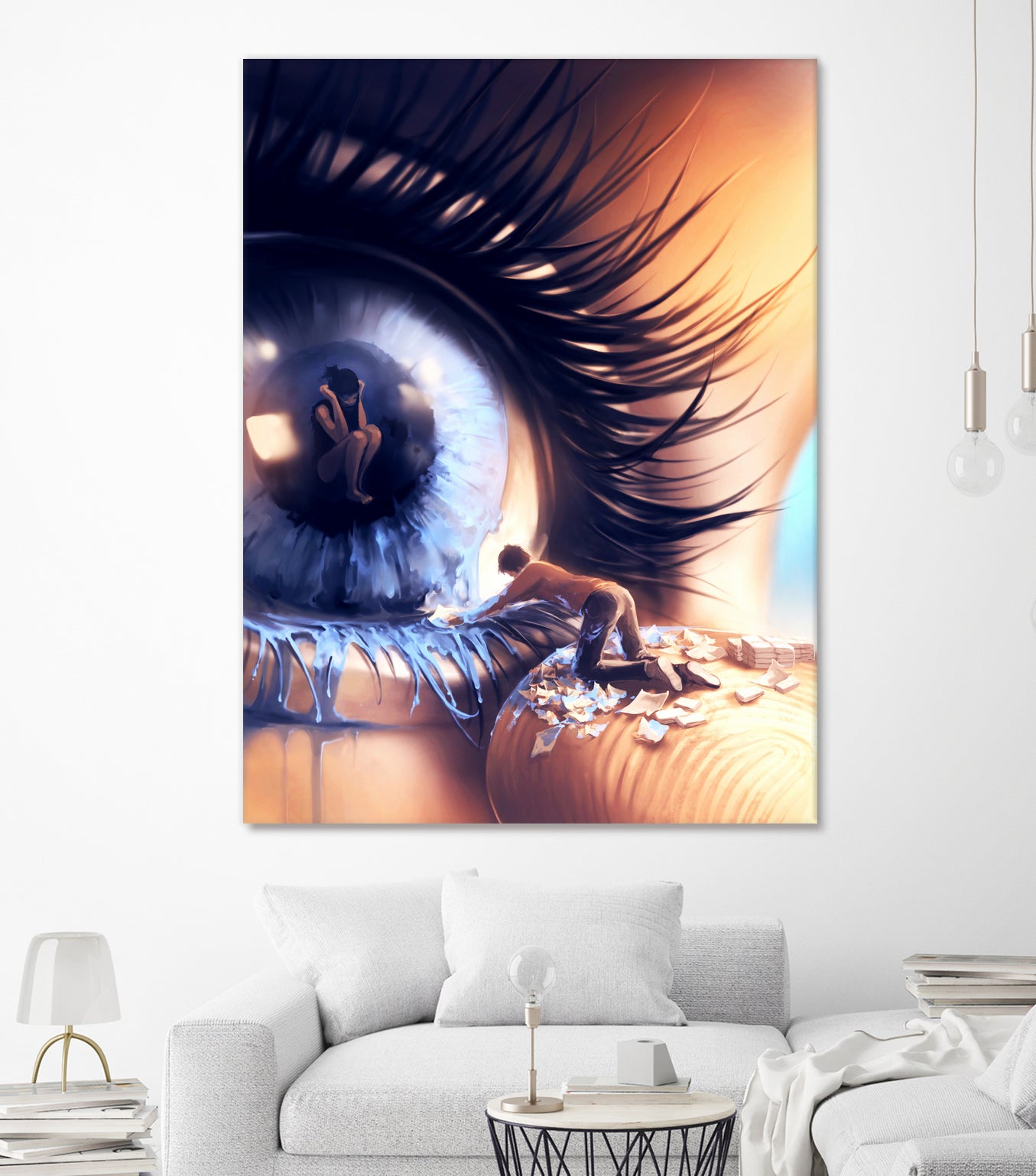 Show me love by Cyril Rolando on GIANT ART - yellow digital painting