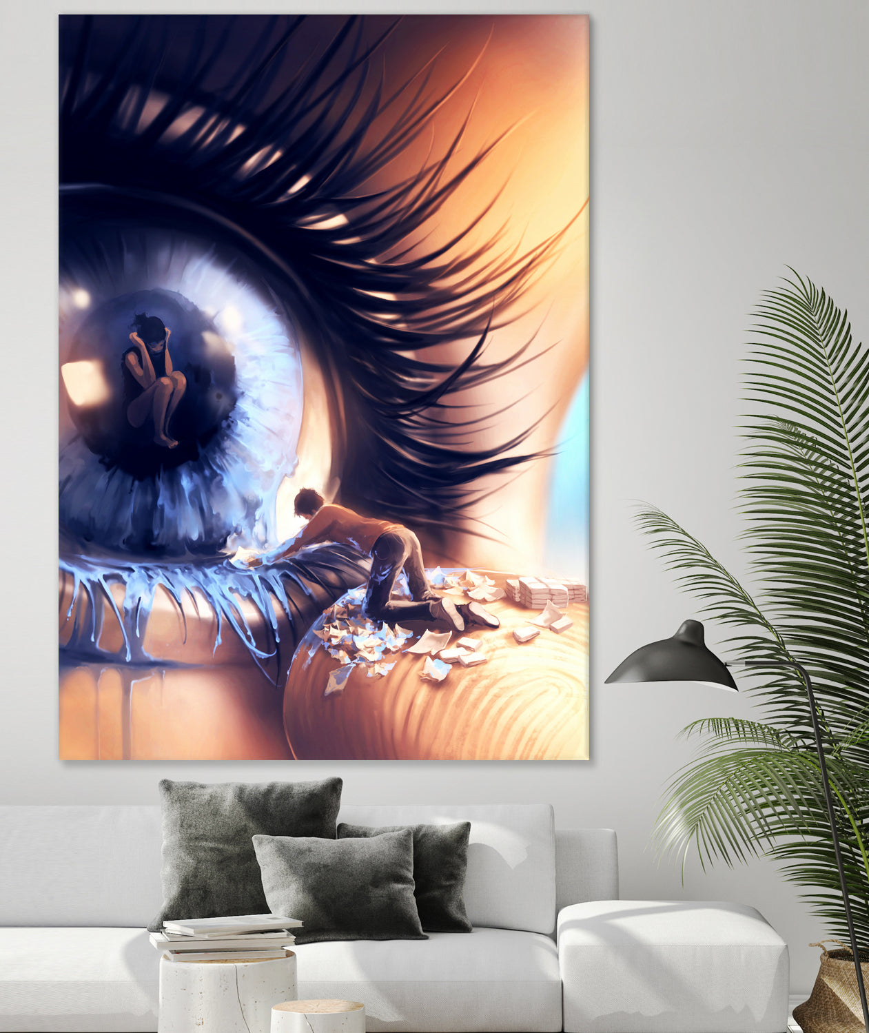 Show me love by Cyril Rolando on GIANT ART - yellow digital painting