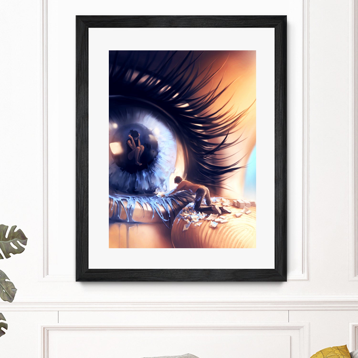 Show me love by Cyril Rolando on GIANT ART - yellow digital painting