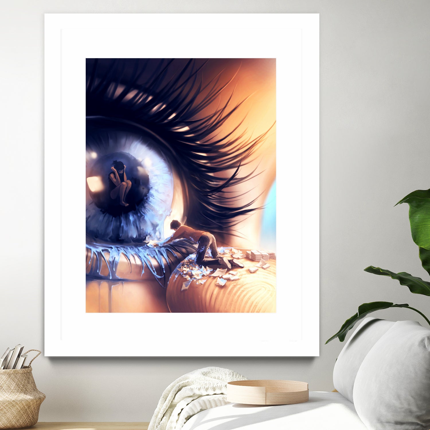 Show me love by Cyril Rolando on GIANT ART - yellow digital painting