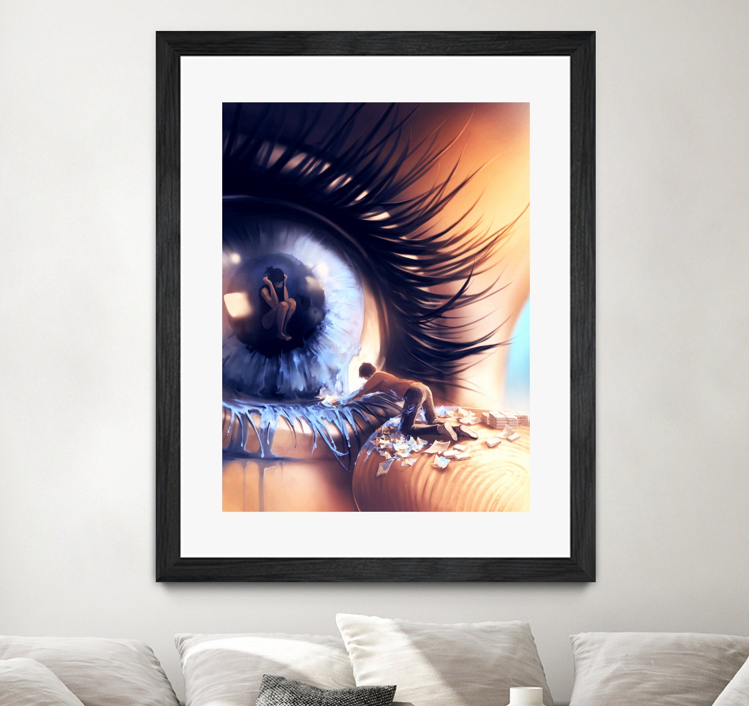 Show me love by Cyril Rolando on GIANT ART - yellow digital painting