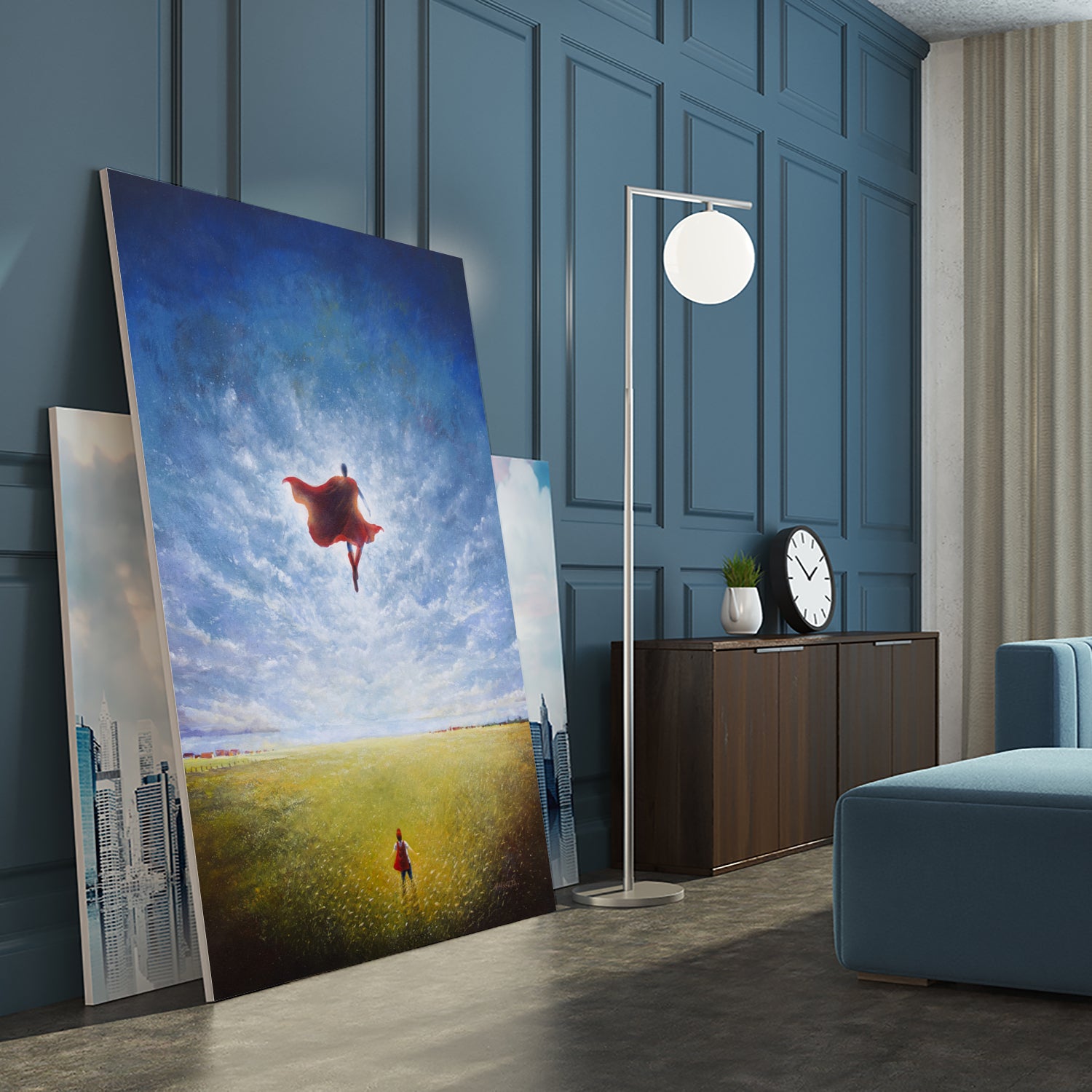 Dream by Vincent Carrozza on GIANT ART - blue digital painting