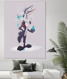 ECO WILE E COYOTEPNT by Simon Guilloteau on GIANT ART - fuchsia vector illustration