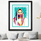 Jesus Christ in WPAP art by Riweldo Sayuna on GIANT ART - blue character design