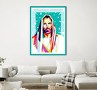 Jesus Christ in WPAP art by Riweldo Sayuna on GIANT ART - blue character design