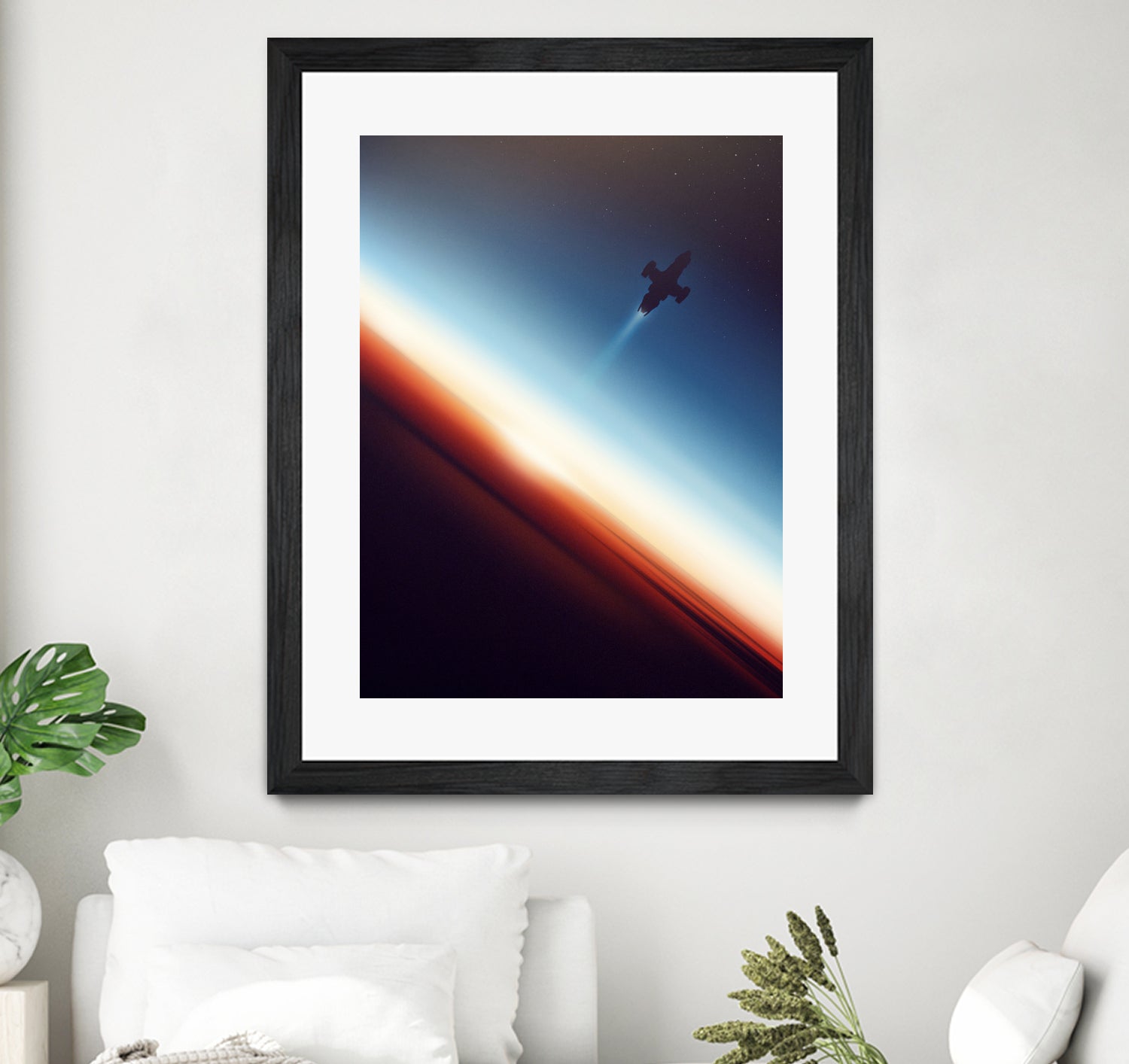 Into Space by Victor Vercesi on GIANT ART - blue photo illustration