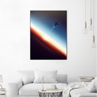 Into Space by Victor Vercesi on GIANT ART - blue photo illustration