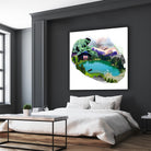 Lac by Julie Baldassi on GIANT ART - green photo illustration