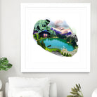 Lac by Julie Baldassi on GIANT ART - green photo illustration