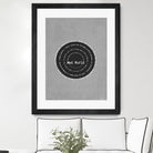 Mad World by Gary Jules Poster by Aline Ferreira on GIANT ART - gray typography