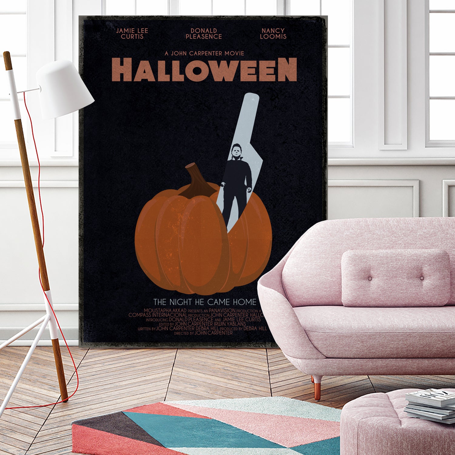 Halloween Movie Poster by Aline Ferreira on GIANT ART - black vector illustration