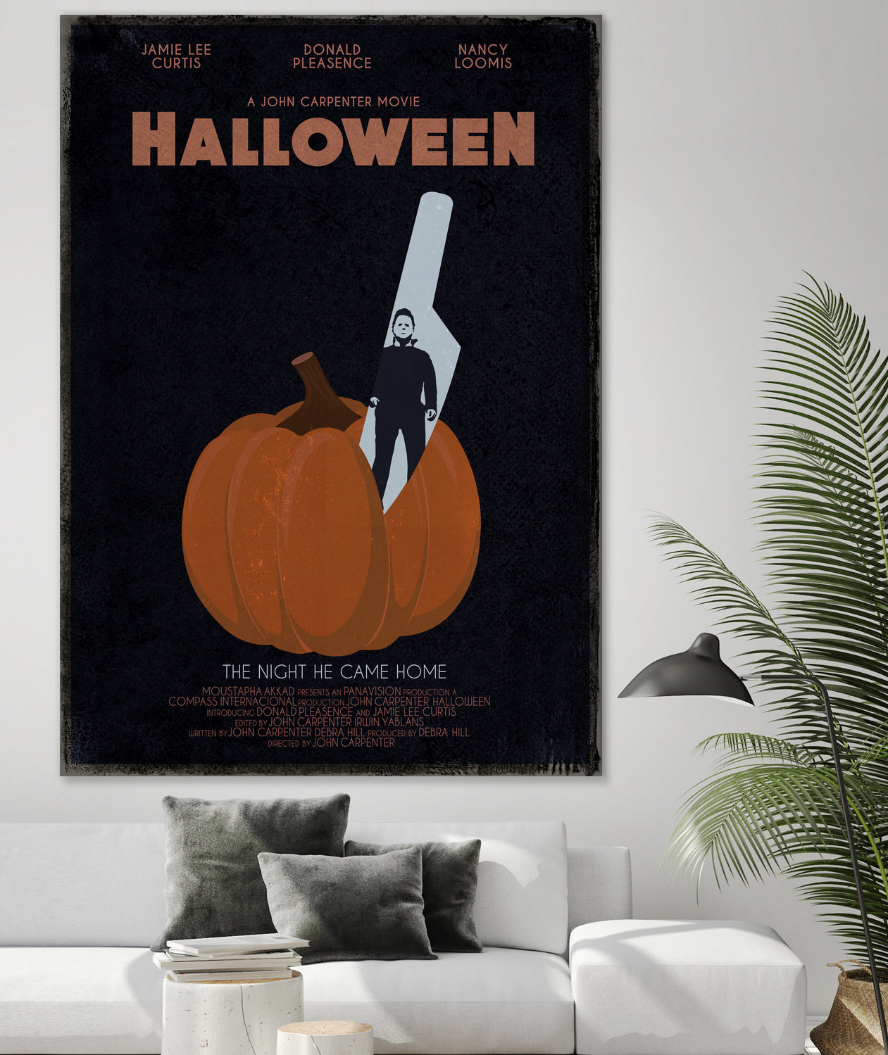 Halloween Movie Poster by Aline Ferreira on GIANT ART - black vector illustration