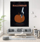 Halloween Movie Poster by Aline Ferreira on GIANT ART - black vector illustration