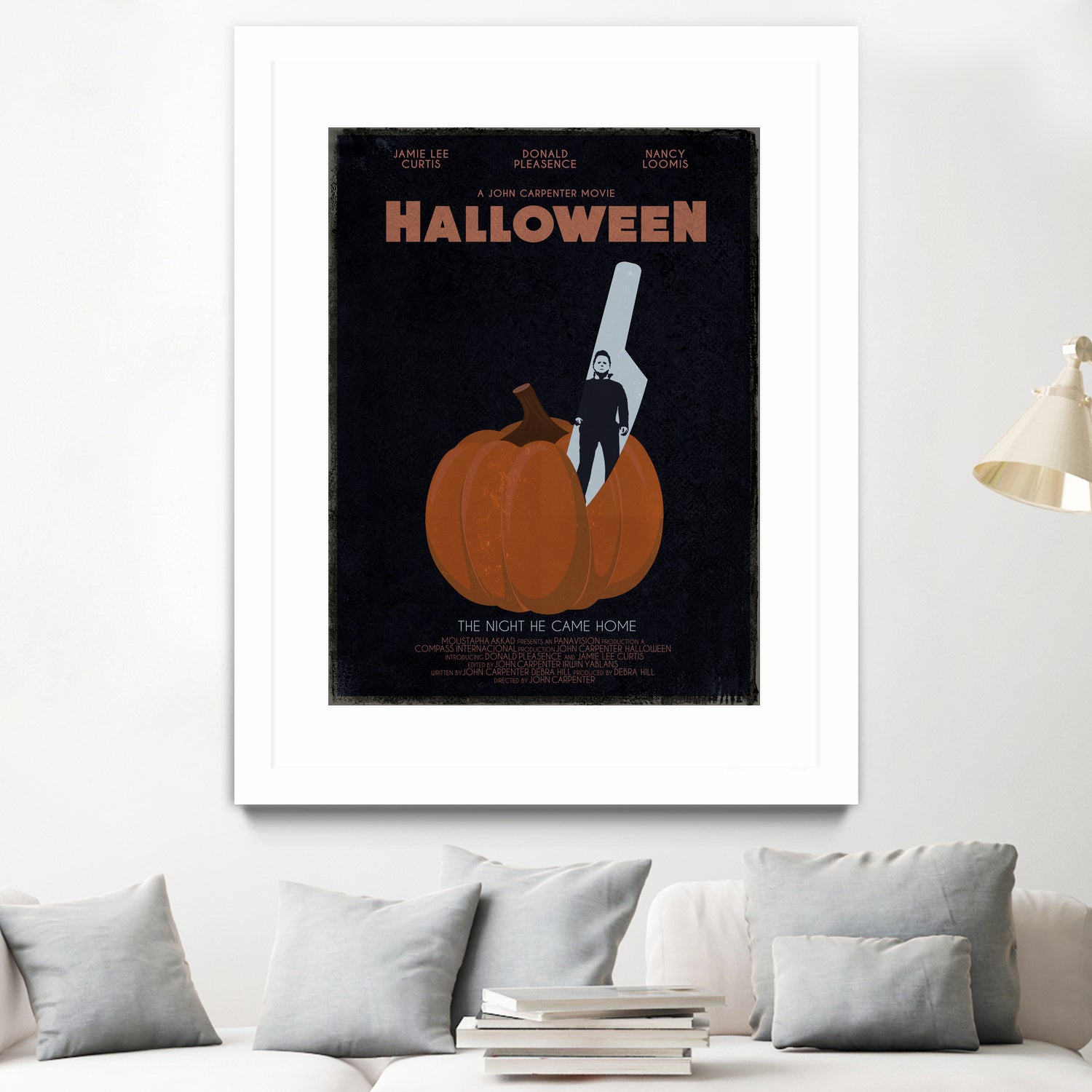 Halloween Movie Poster by Aline Ferreira on GIANT ART - black vector illustration