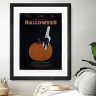 Halloween Movie Poster by Aline Ferreira on GIANT ART - black vector illustration