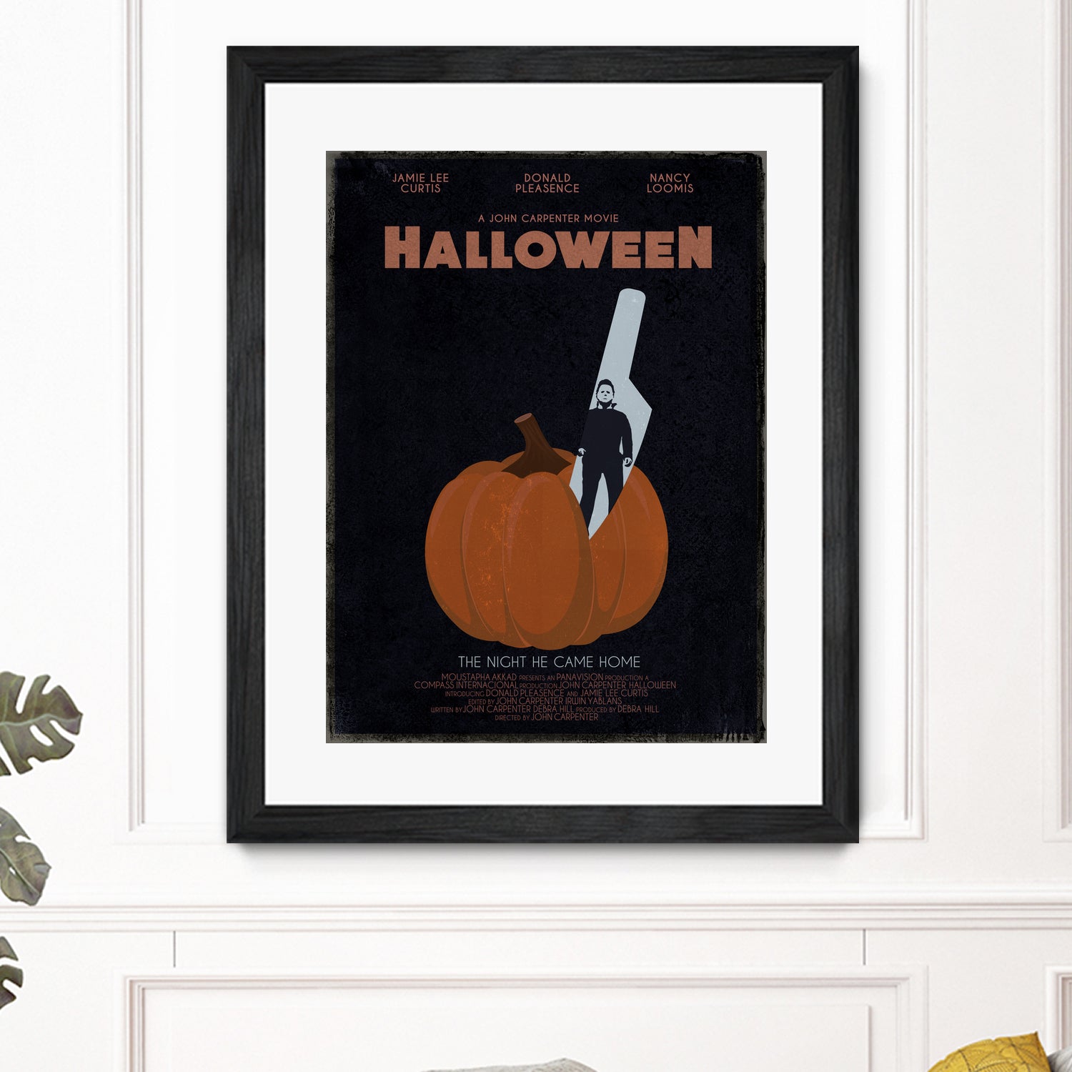 Halloween Movie Poster by Aline Ferreira on GIANT ART - black vector illustration