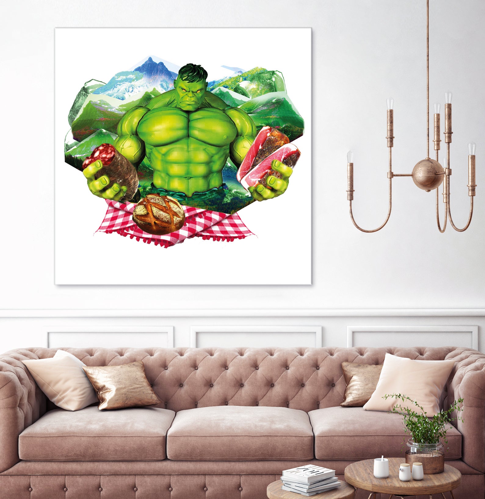 Hulk by Julie Baldassi on GIANT ART - green photo illustration