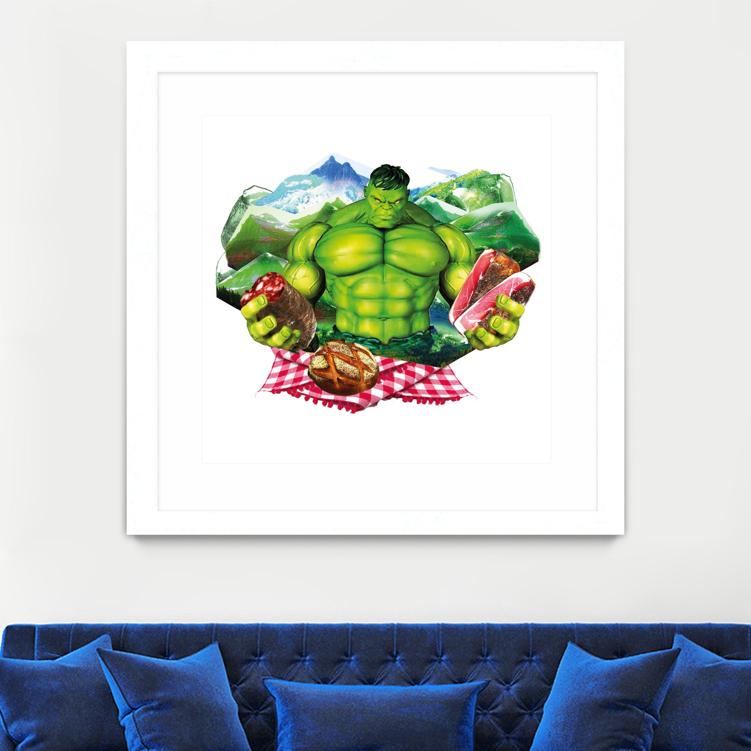 Hulk by Julie Baldassi on GIANT ART - green photo illustration