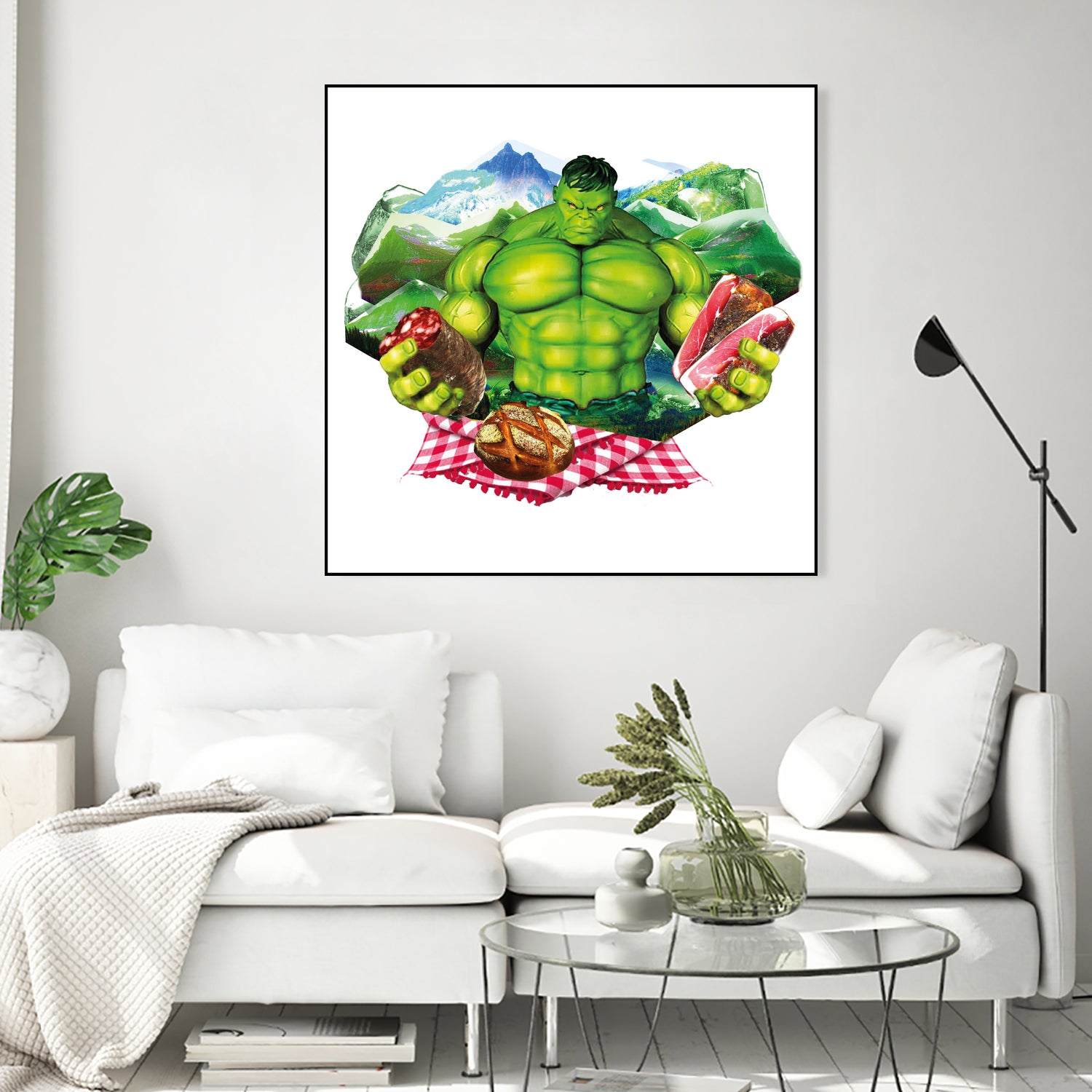 Hulk by Julie Baldassi on GIANT ART - green photo illustration