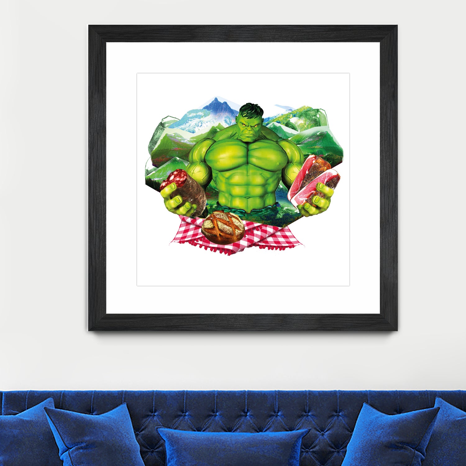 Hulk by Julie Baldassi on GIANT ART - green photo illustration