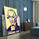 Immanuel Kant in Pop Art Portrait by Ahmad Taufiq on GIANT ART - white digital drawing