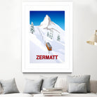 ZERMATT by Steve Ash on GIANT ART - white digital painting