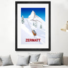 ZERMATT by Steve Ash on GIANT ART - white digital painting