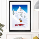 ZERMATT by Steve Ash on GIANT ART - white digital painting