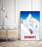 ZERMATT by Steve Ash on GIANT ART - white digital painting