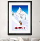 ZERMATT by Steve Ash on GIANT ART - white digital painting