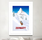 ZERMATT by Steve Ash on GIANT ART - white digital painting