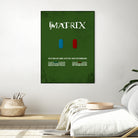 Matrix - minimal movie poster by HDMI 2K on GIANT ART - green typography