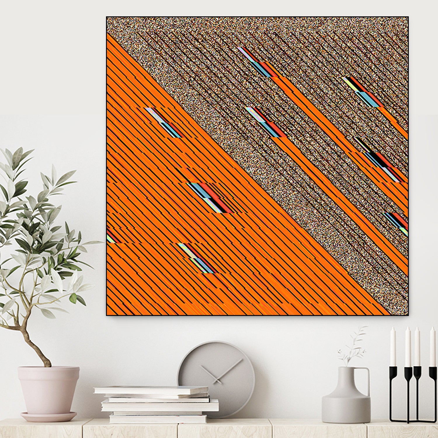 omamatia by vivi melignon on GIANT ART - orange digital painting