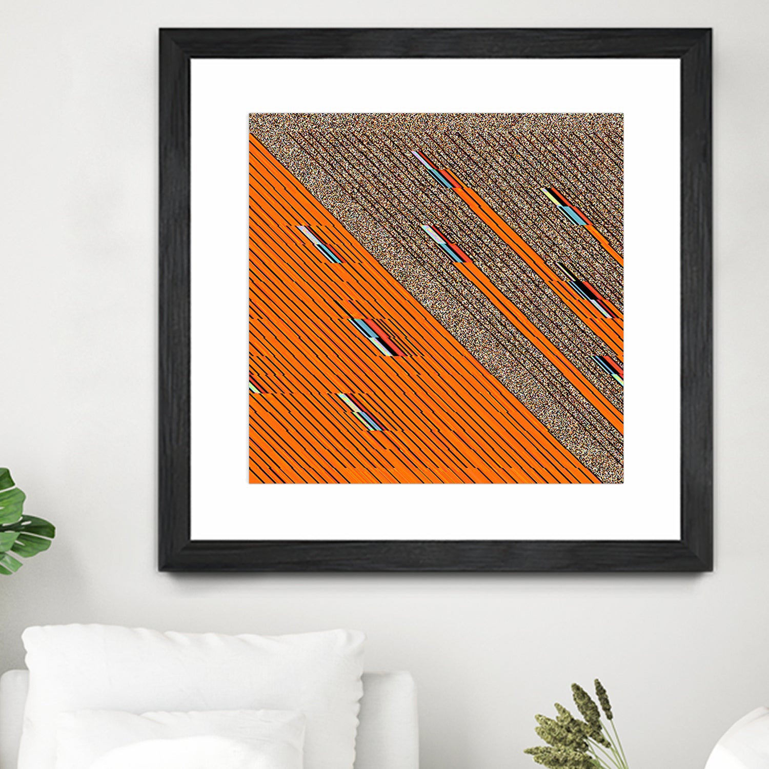 omamatia by vivi melignon on GIANT ART - orange digital painting